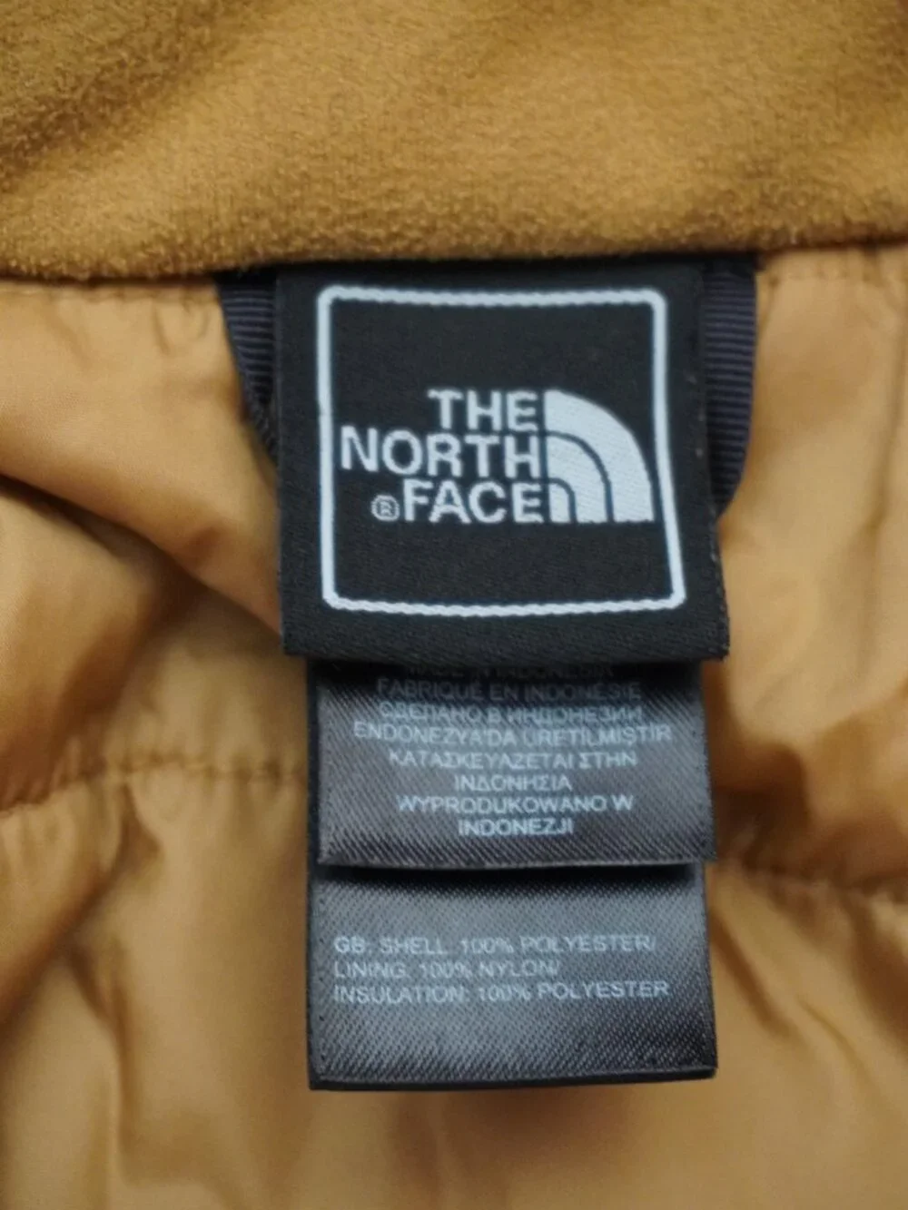 The North Face Millerton Jacket Mens Medium Tan and Blue